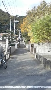 一草庵への入口